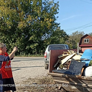 Волонтёры помогают следить за порядком на контейнерных площадках Борского округа 2