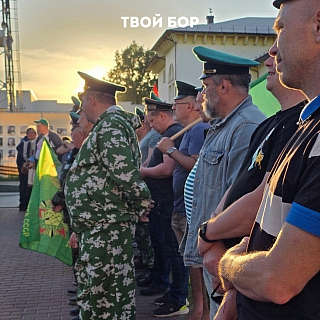 Борские пограничники проведи боевой расчет 4