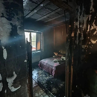 Подробности пожара в частном доме в Елевой 3