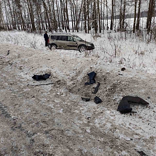 Очередная авария на борской дороге 1