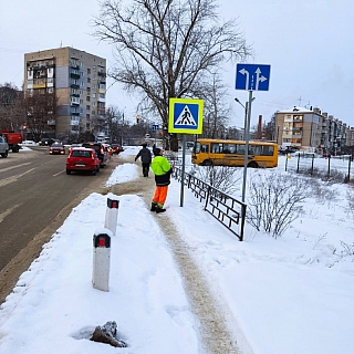 В районе борского автовокзала на улице Степана Разина установлены новые знаки 2
