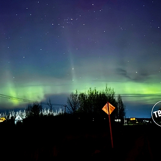 Северное сияние заметили на Бору 3