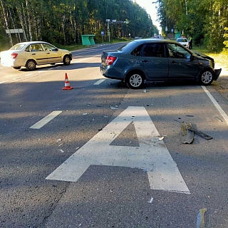 Две дамы не разъехались на борской дороге 1