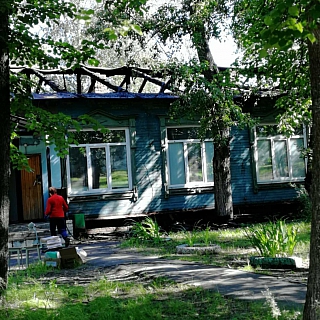 Крупный пожар произошел в одной поликлиник Борского округа 5