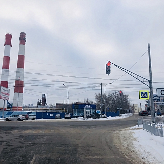 На перекрестке около Силикатного заработал светофор 3