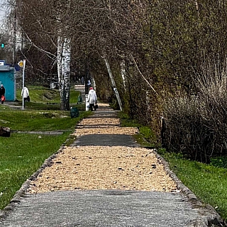 Новый тротуар на ул. Максима Горького 2