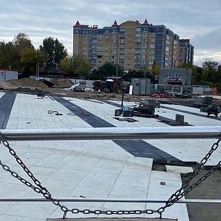 Благоустройство около канатки закончат к ноябрю 3