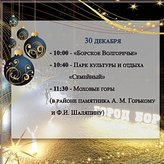 Поспешите за новогодним настроением и встречей с Дедом Морозом и Снегурочкой 3