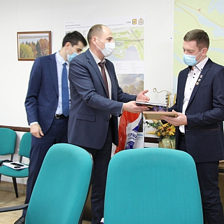 Глава МСУ Борского округа Алексей Боровский вручил благодарственные письма спортсменам 1