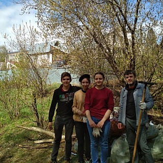 4 мая прошел очередной городской субботник, в преддверии празднования Дня Победы 7