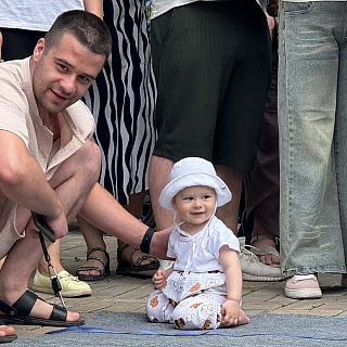 На Бору прошёл пробег ходунков, ползунков и бегунков 8