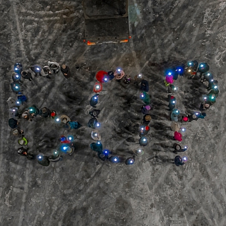 Самый массовый автофлешмоб прошёл на Бору 2