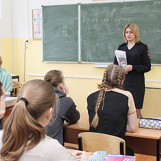 Борские полицейские организовали профилактическое мероприятие  для учащихся большепикинской школы 1