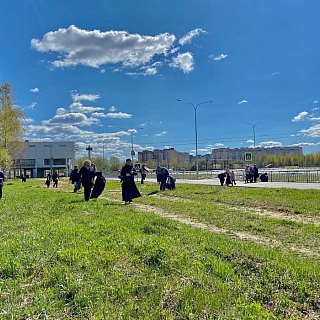 На Бору прошёл общегородской субботник 5