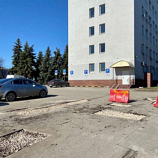 Беспощадный ямочный ремонт на борских дорогах 1