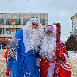 Фестиваль Дедов Морозов прошел 3 января на Бору 3