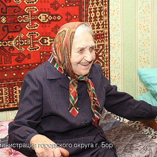 Столетней борчанке вручили медаль 2