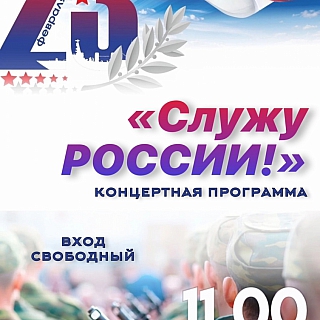 АФИША К ПРЕДСТОЯЩЕМУ ДНЮ ЗАЩИТНИКА ОТЕЧЕСТВА В БОРСКОМ ОКРУГЕ 1