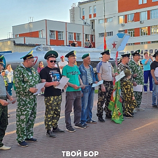 Борские пограничники проведи боевой расчет 1