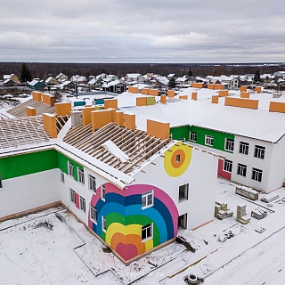 Новый детский сад на Красногорке строится с задержкой 2