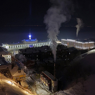 В эти морозные дни Волга и Ока в Нижнем Новгороде «парят» 3