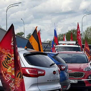 Автопробег в честь дня Победы прошел на Бору! 3