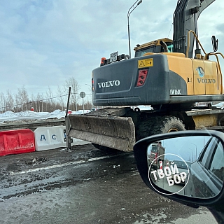 Перед старым Борским мостом работы 1