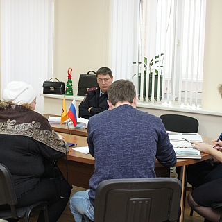 Руководитель борского полицейского ведомства  провел личный прием граждан 1