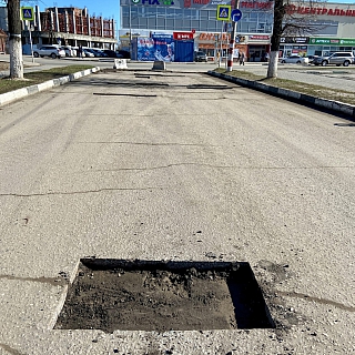 Беспощадный ямочный ремонт на борских дорогах 2