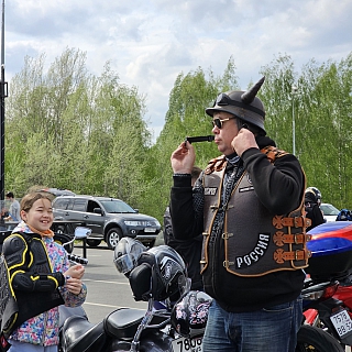 Байкеры из разных городов собрались на Бору открыть мотосезон 5