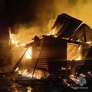 Подробности пожара в Мякотинском 4