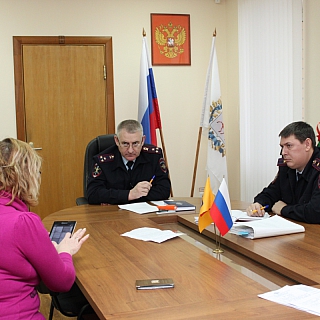 Руководитель борского полицейского ведомства  провел личный прием граждан 3