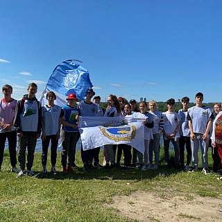 Субботник на Волге прошел в городе Бор 2