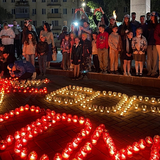 Свеча памяти прошла на Бору 4