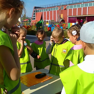 На Бору сотрудники ГИБДД провели квест по безопасности дорожного движения 6