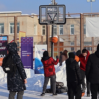 Мороз не напугал борчан 1