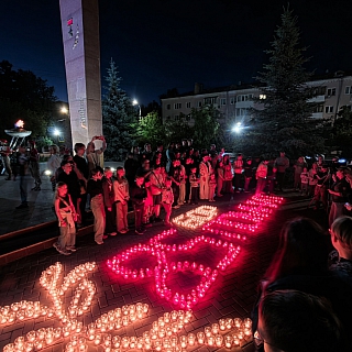 Памятная акция "Свеча памяти" прошла на Бору 1
