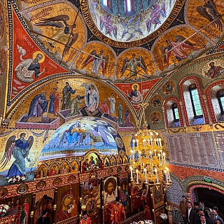 В деревне Юрасово проходит Великое освящение храма в честь Георгия Победоносца 2