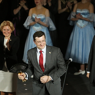 Глеб Никитин представил Ольге Голодец проект ледовой арены на Стрелке 2