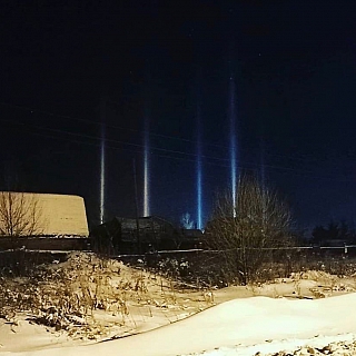 Жители Бора наблюдают солнечное гало 2