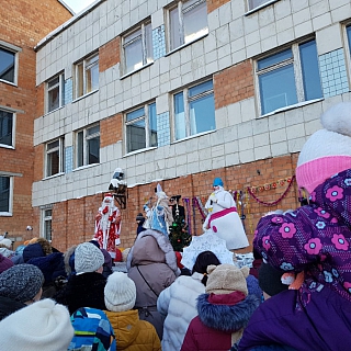 На Бору прошёл областной фестиваль Дед Морозов 3