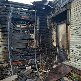 Крупный пожар произошел в одной поликлиник Борского округа 2