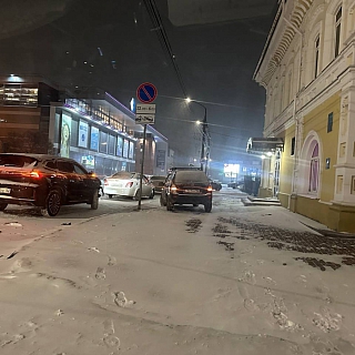 Любители скользкого снега встретились на борских дорогах 2