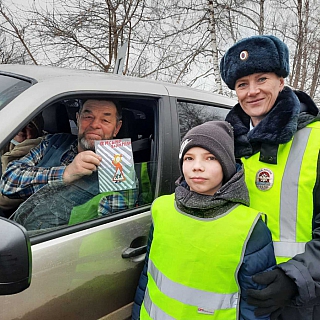 Письма водителям написали борские школьники 3