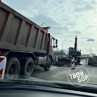 Перед старым Борским мостом работы 3