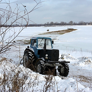 Переправа из сена через Волгу признана незаконной 1