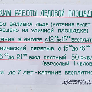 Новый большой крытый каток открылся на Бору 3