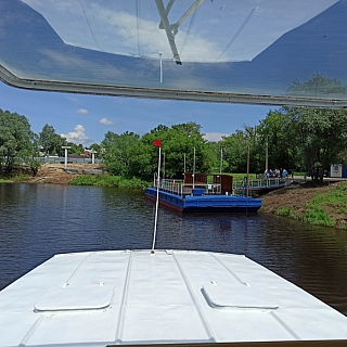 Речной кораблик вернулся на Бор 3