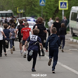 На Бору прошел легкоатлетический забег, посвящённый Победе в Великой Отечественной войне 2