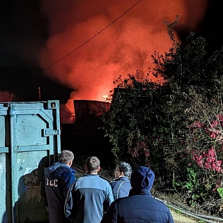 На Бору произошел пожар 4